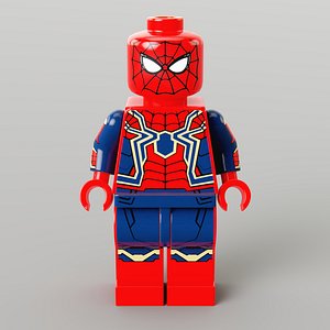 lego iron spider 3D model