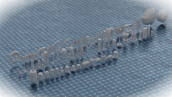 modelo 3d Kitbash varios modelo 3d - TurboSquid 2137285