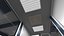 Airport Border Control Counter Blue