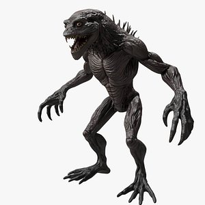 Dark Mutant Reptilian Humanoid Monster