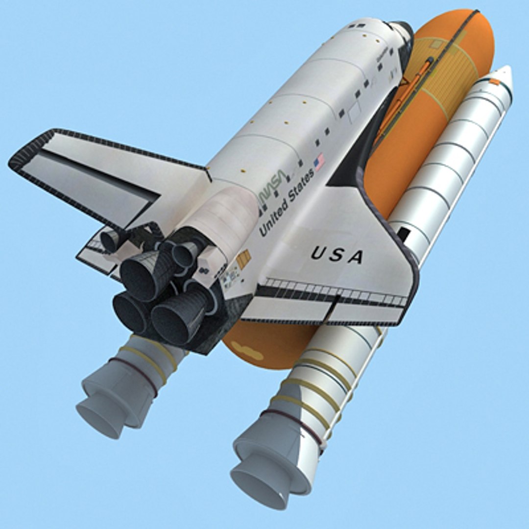 3d Model Nasa Space Shuttle Columbia