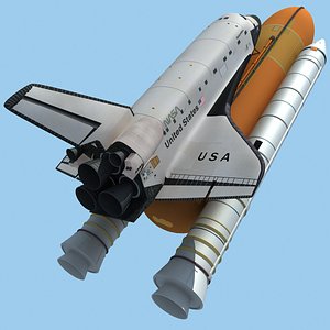 3d model nasa space shuttle columbia