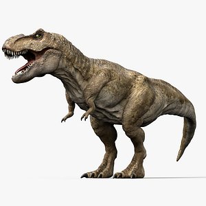 Tyrannosaurus Rex (Animated) (Rigged)