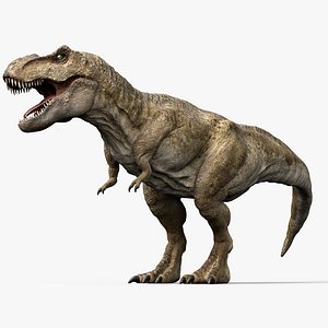 Tyrannosaurus Rex (Animated) (Rigged)