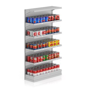 max supermarket shelf canned tomatoes