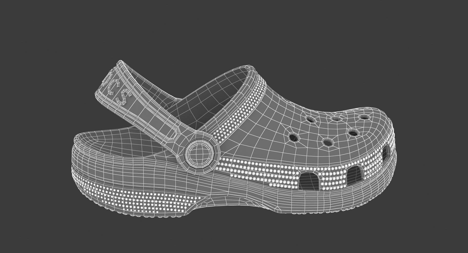 modèle 3D de Crocs Classic Clog Digital Aqua - TurboSquid 1695219