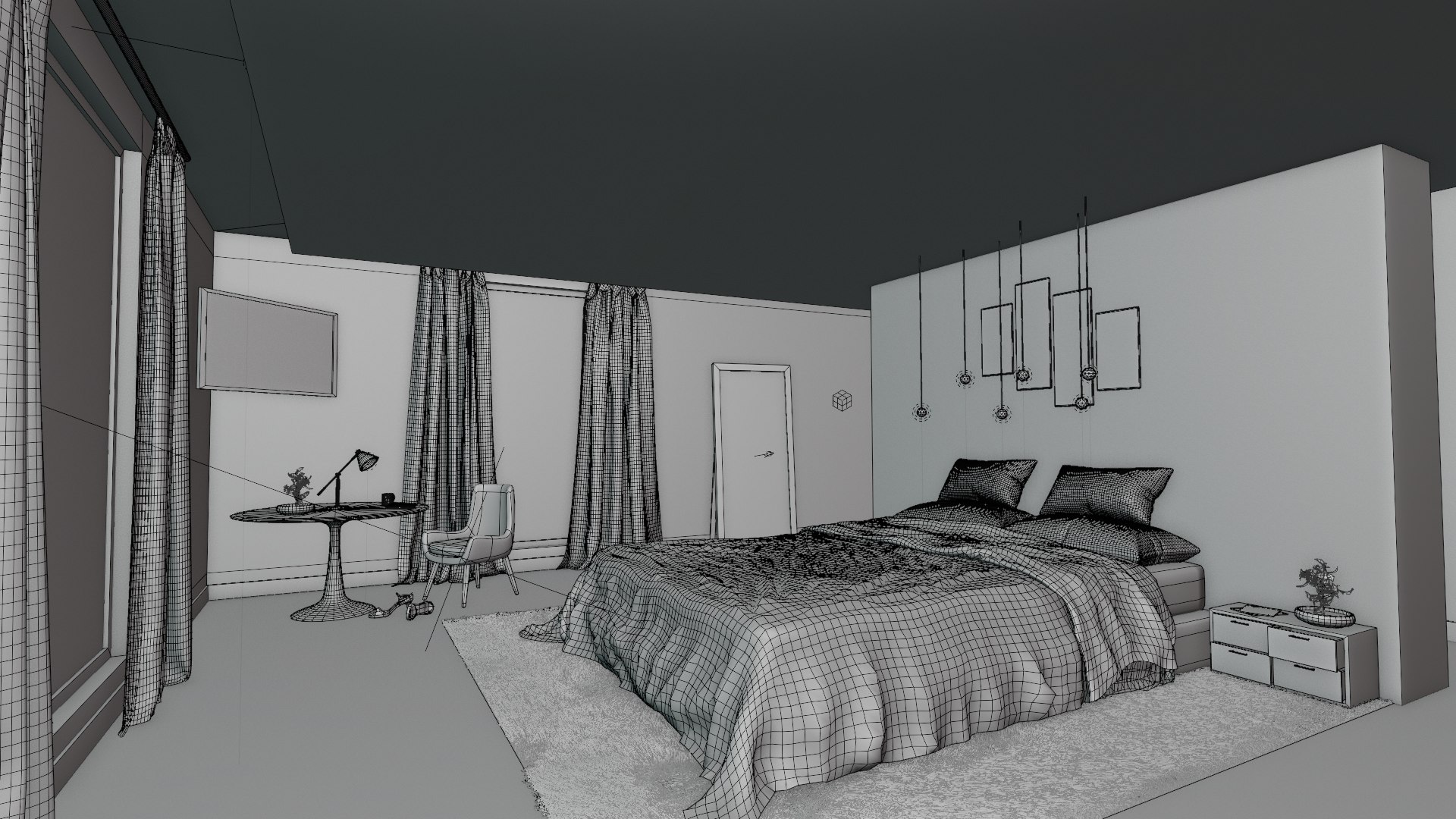 bedroom bed 3D model https://p.turbosquid.com/ts-thumb/x7/7o743i/3qlAwXnC/room_wireframe01/png/1603428039/1920x1080/fit_q87/0617c5ea3554f675b8723d0171df250860b1030c/room_wireframe01.jpg