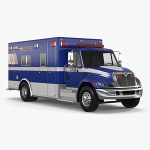 3D International Durastar Ambulance Truck