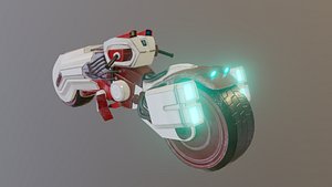 3D Futuristic Sci Fi Speeder