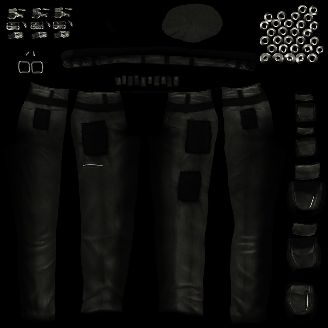 Cargo Pants 3D model - TurboSquid 1792512