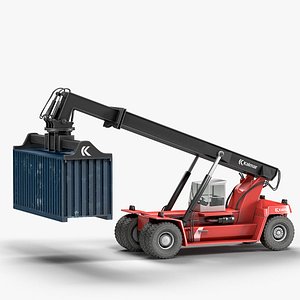 3D kalmar reach stacker drf450 model