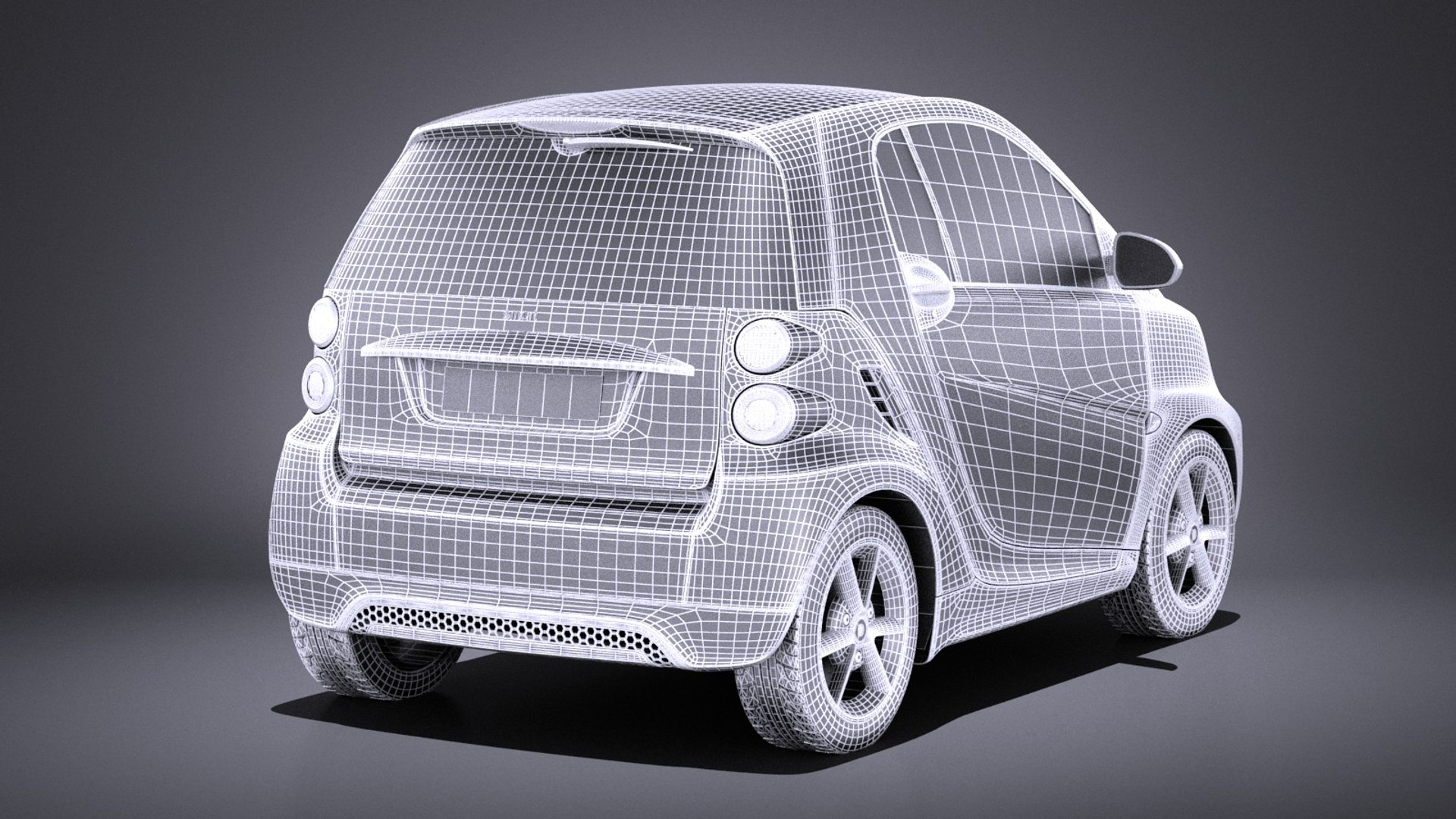 Smart 42 Fortwo Model - TurboSquid 1235653