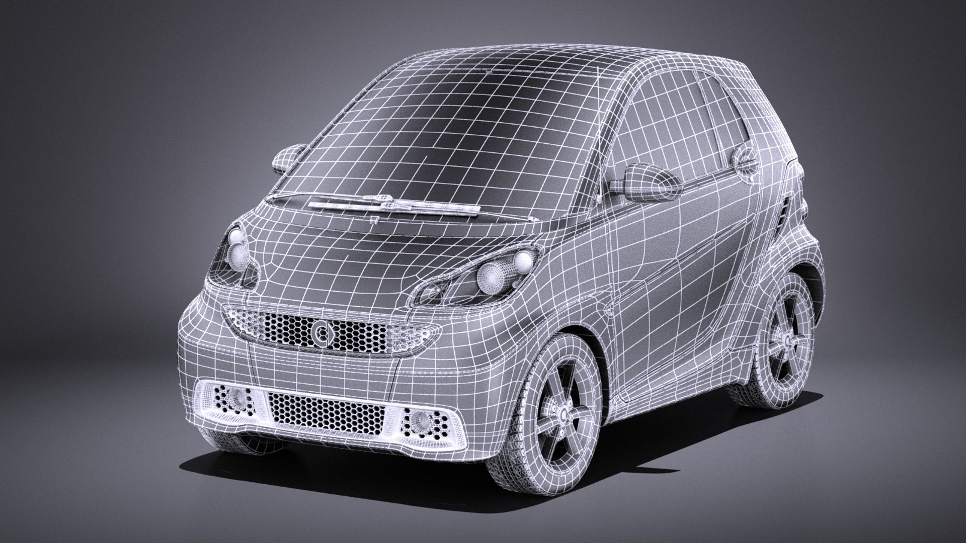 Smart 42 Fortwo Model - TurboSquid 1235653