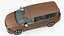 family minivan rigged car 3D model