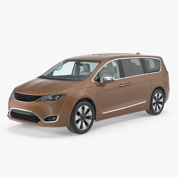 family minivan rigged car 3D model