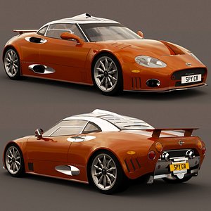 3D model spyker c8 laviolette 2008