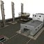 refinery complex 3D model