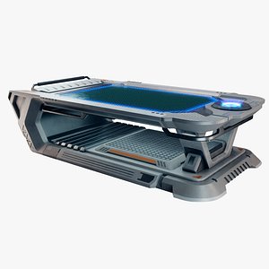 3D Sci-fi Holographic Control panel