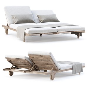 Eva double chaise lounge EV22 by Bpoint Design