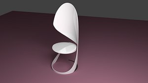 3D The Peel Chair Unusual and Sensitive