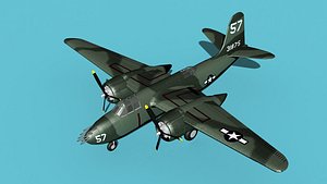 3D Douglas P70 Night Hawk V01