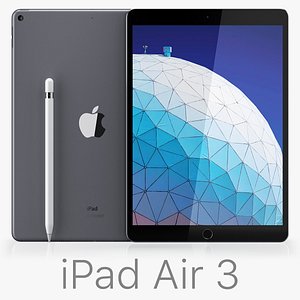 apple ipad air 10 3D model