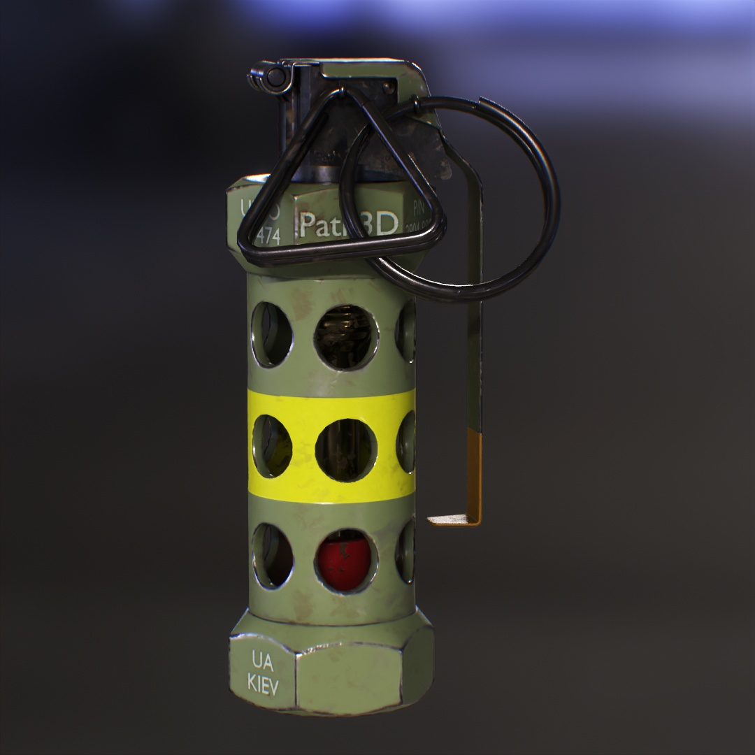 FlashBang 3D 3D Model - TurboSquid 2015307