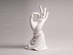 Hand in Vitarka Mudra - 3D Print model model