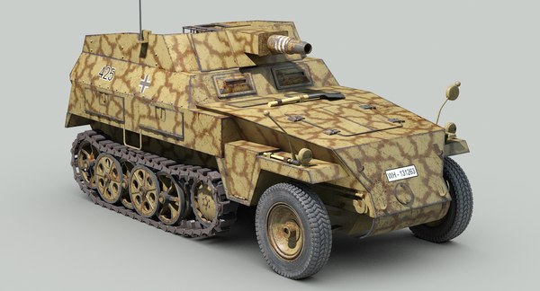 Ww2 german sdkfz 250 3D model - TurboSquid 1390215