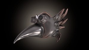 Plague Doctor mask 3D model