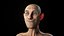 Realistic Cartoonish Old Man with Facial Moves