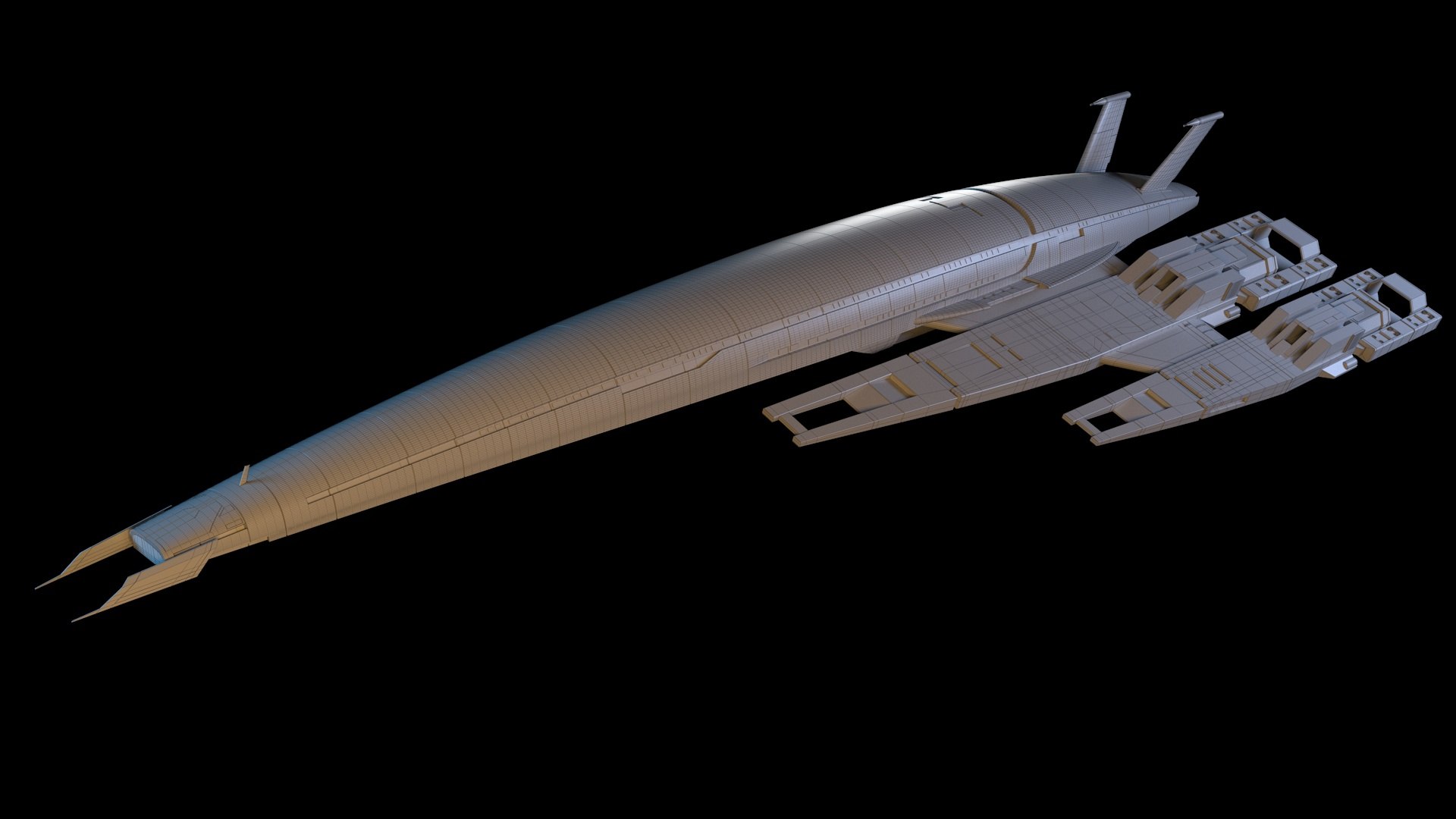 3D Model Normandy SR-2 Mass Effect - TurboSquid 1848983