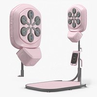 Floor Boxing Reflex Station Pink