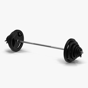 barbell plates 2 3d model