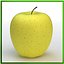 realistic apple green 3d model