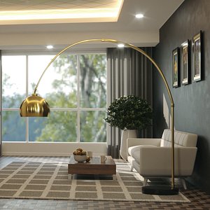 LIVING ROOM - Modern Minimalist model
