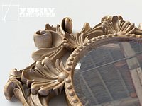 wood wall mirror