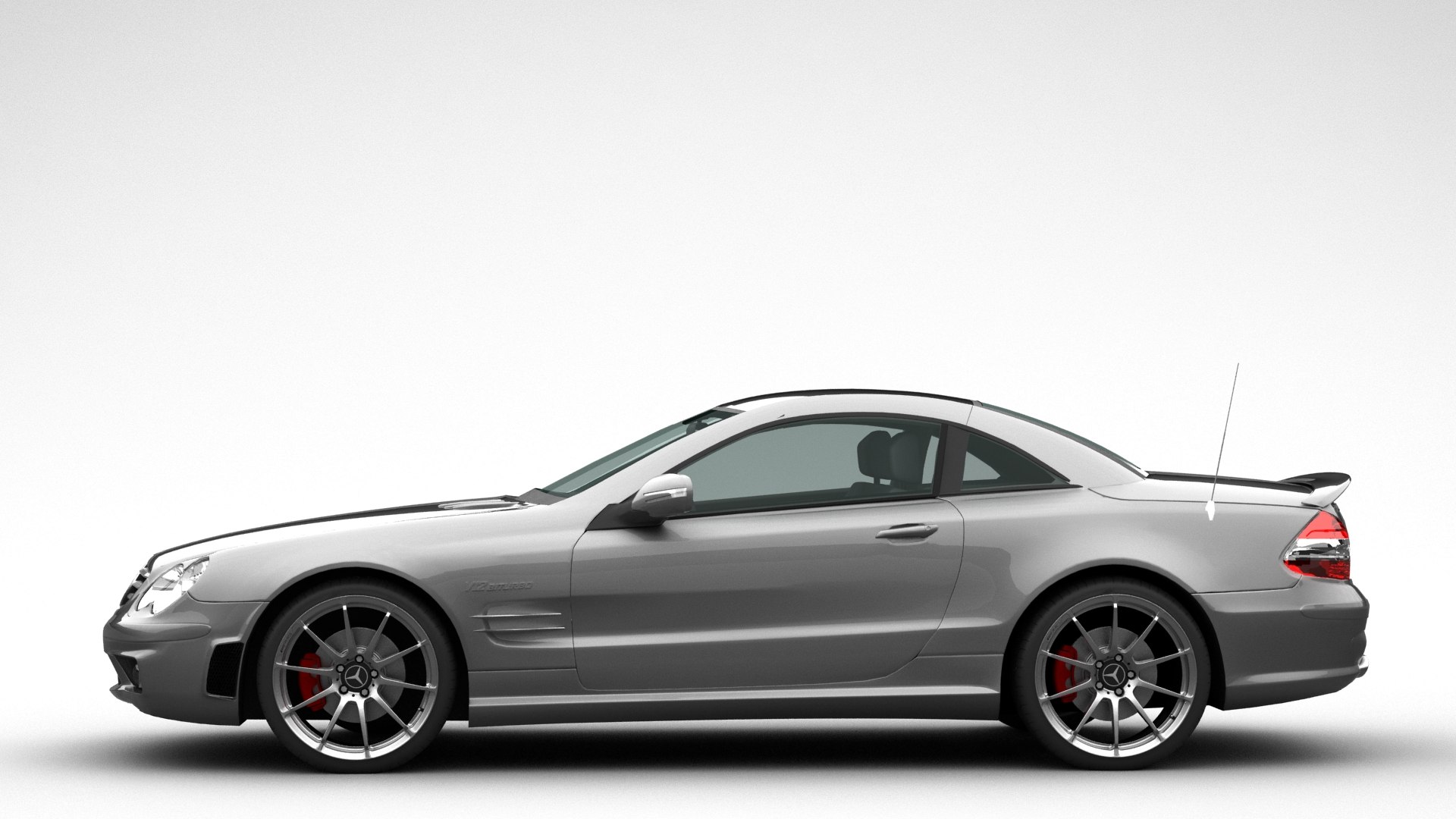 Mercedes Benz SL65 AMG R230 3D Model - TurboSquid 2010138