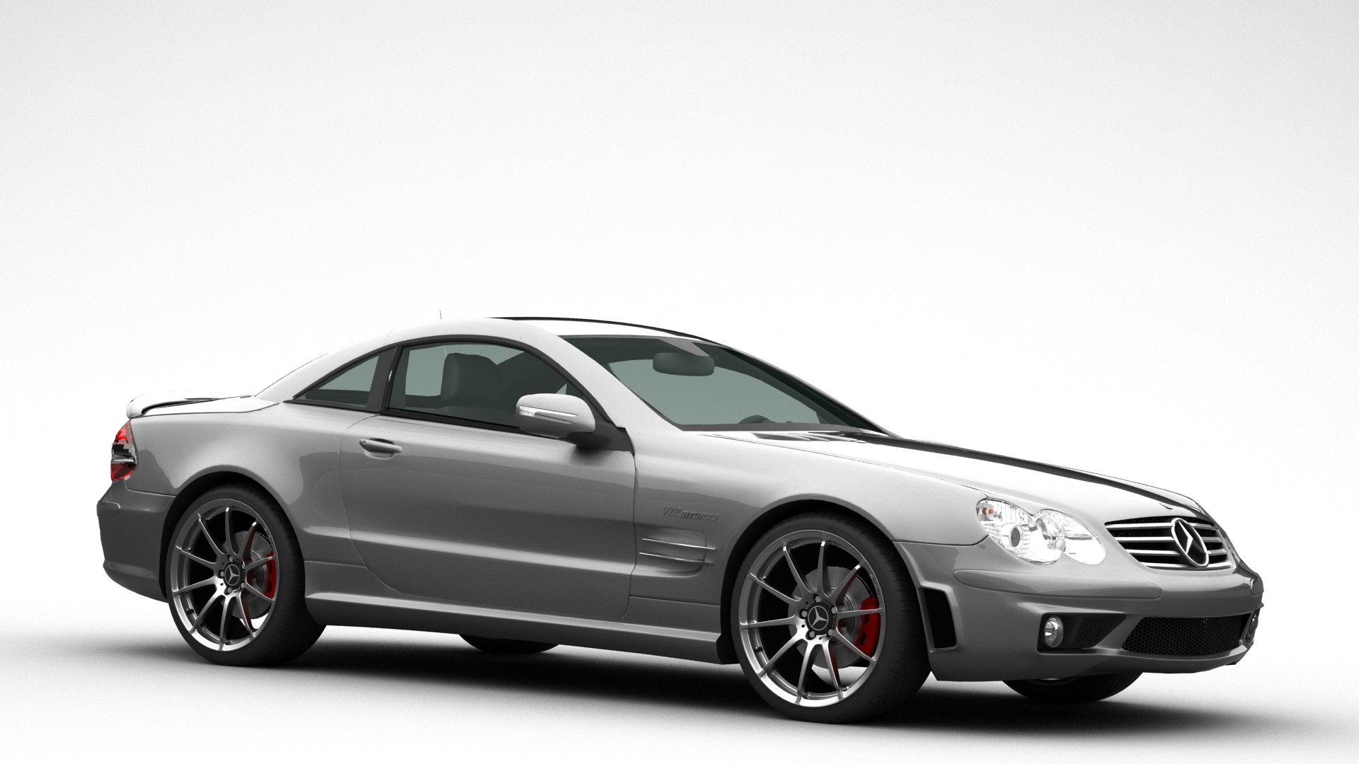 Mercedes Benz SL65 AMG R230 3D Model - TurboSquid 2010138