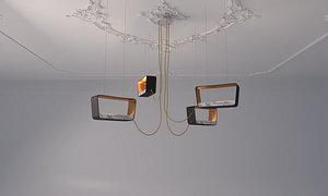 3D designheure chandelier 4 medium