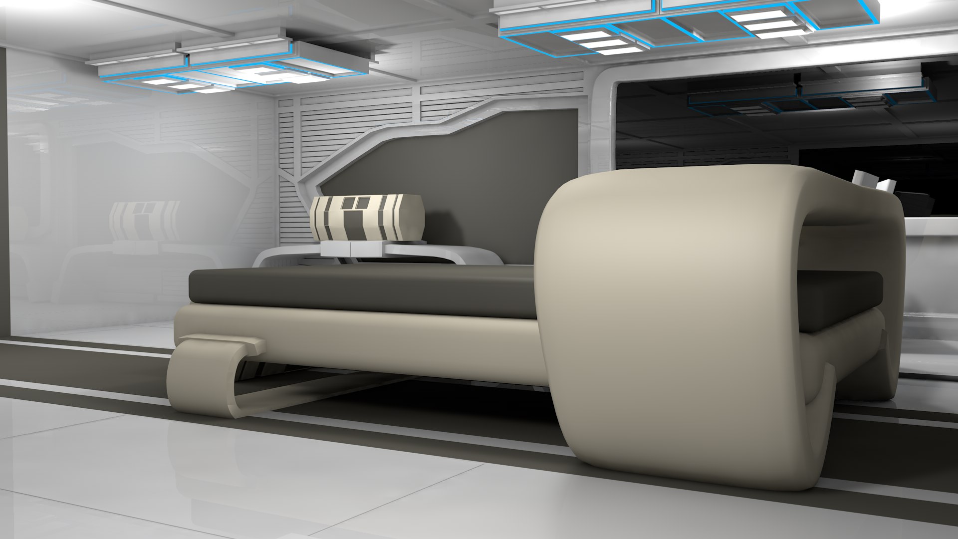 3D Model Sci Fi Room - TurboSquid 1519562