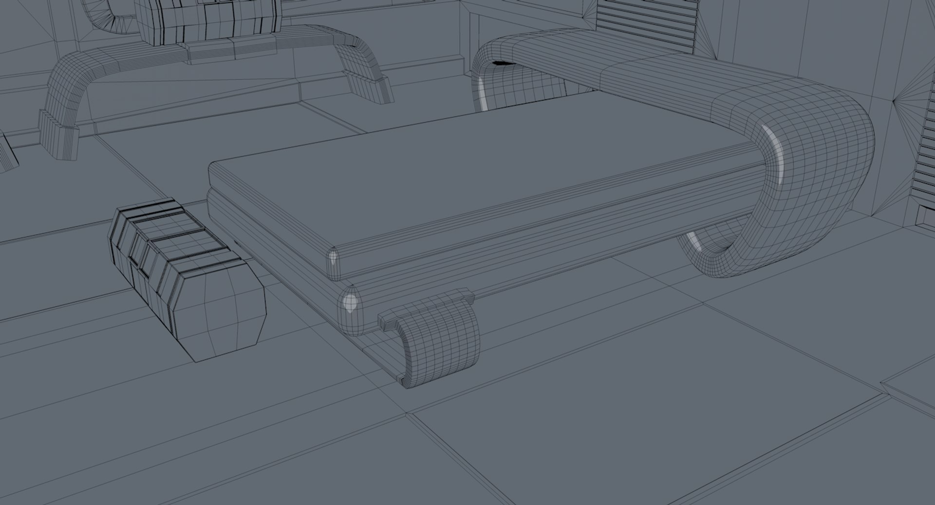 3D Model Sci Fi Room - TurboSquid 1519562