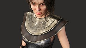 Legendary Female Warrior Armor 3D model