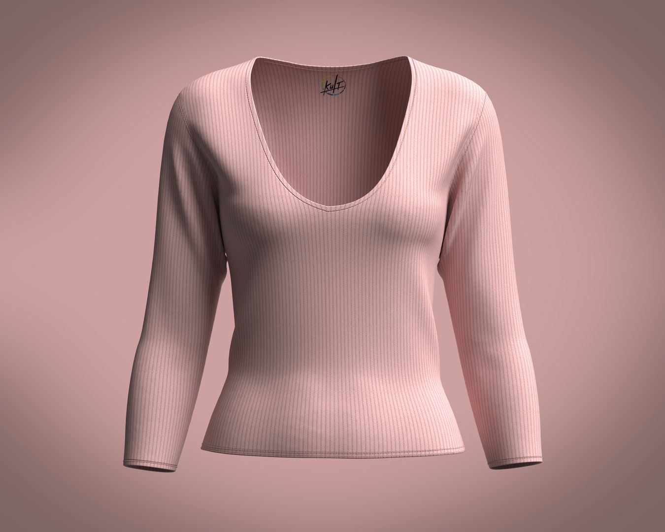 Sexy Knitted V-Neck Top