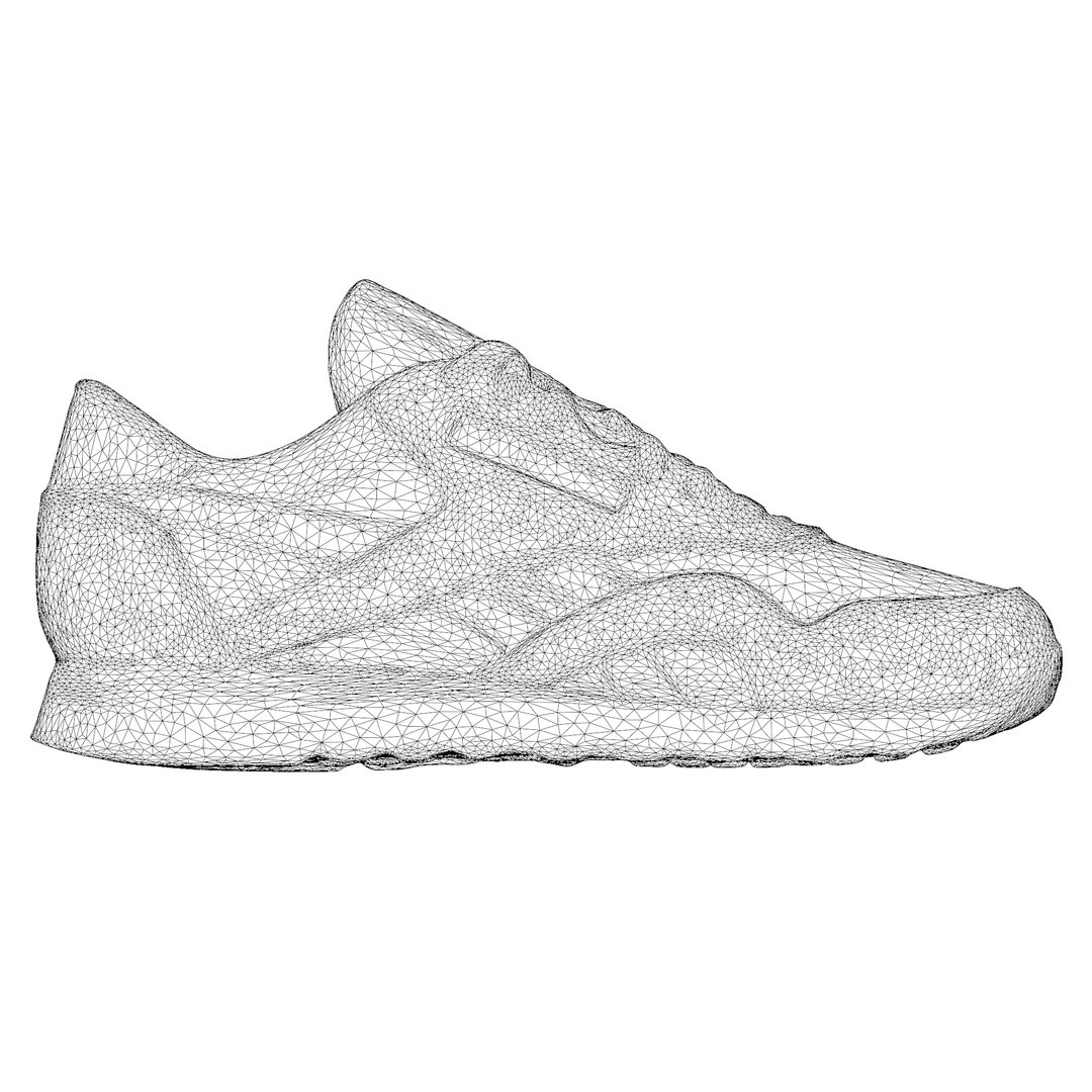 Reebok Classic Nylon Black Model - TurboSquid 2410242