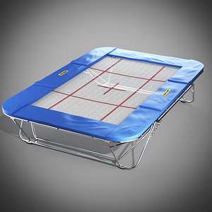 gymnastics trampoline 3d model