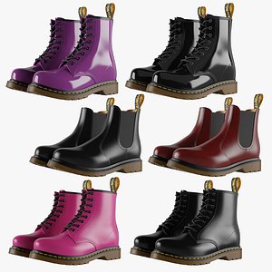 Leather Boots Set 02