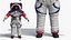 Female Astronaut NASA xEMU Spacesuit Rigged