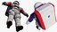 Female Astronaut NASA xEMU Spacesuit Rigged