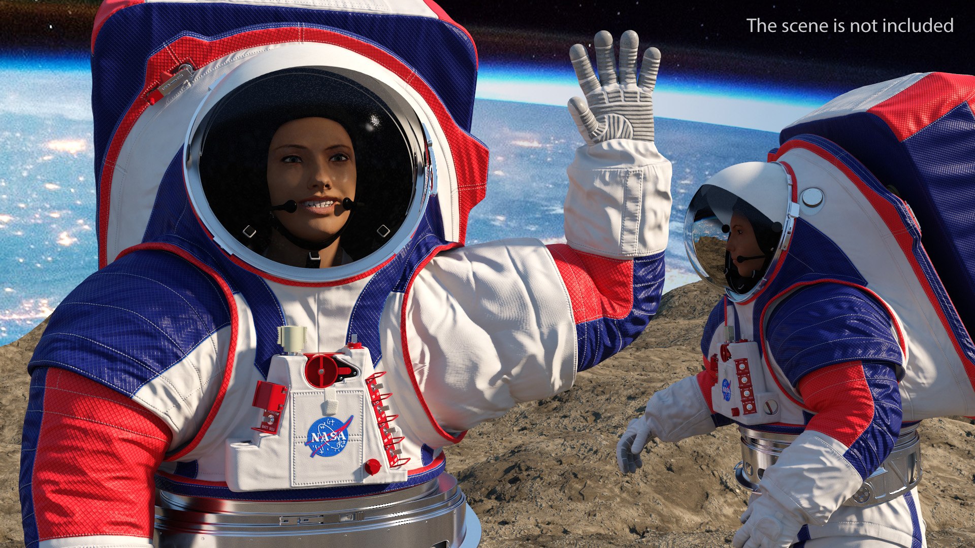 3D female astronaut nasa xemu https://p.turbosquid.com/ts-thumb/x8/UD729n/YRDlNZIH/femaleastronautnasaxemuspacesuitrigged3dsmodel004/jpg/1600554026/1920x1080/fit_q87/1965d532503a7da12f319223a02c8913835dfa54/femaleastronautnasaxemuspacesuitrigged3dsmodel004.jpg